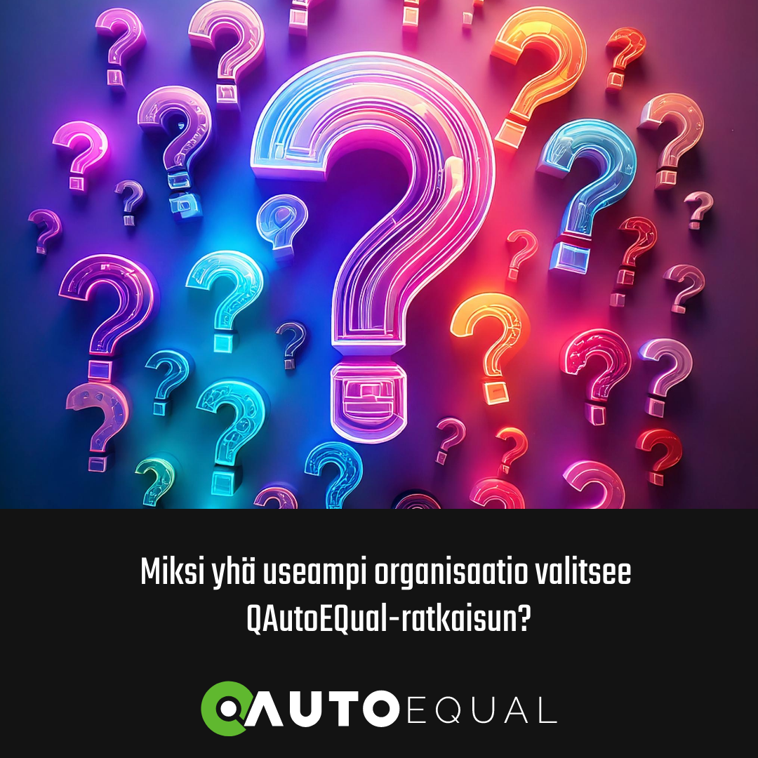 Kuvassa kysymysmerkkejä otsikkoon viitaten