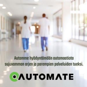 Kuvassa sairaalan käytävä