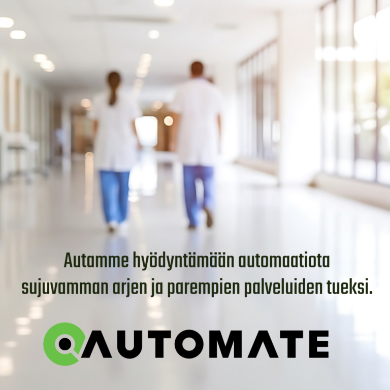 Kuvassa sairaalan käytävä